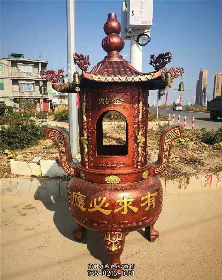 精致古典：杜浦铜雕香炉