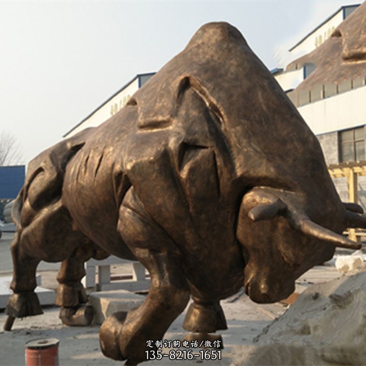 开荒牛：激发企业文化，增添景观雕塑魅力