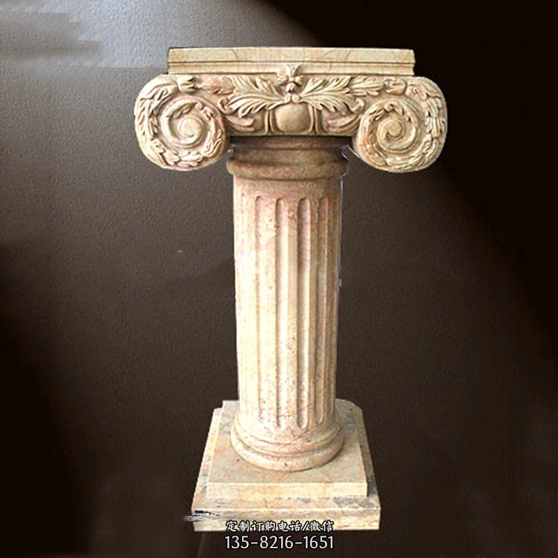 大理石罗马柱石雕塑图片
