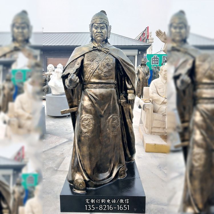 岳飞雕塑：中国抗金名将的永恒记忆