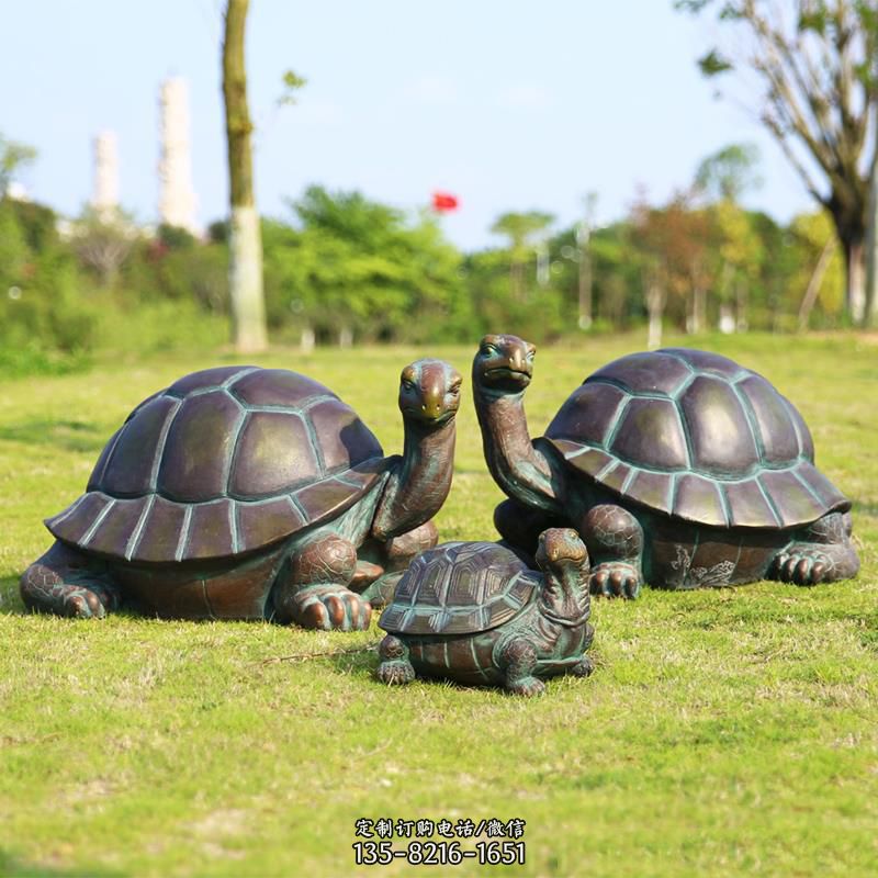仿铜乌龟-公园草坪动物雕塑摆件