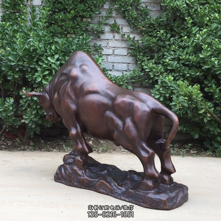铜雕开拓牛-铜雕塑大象