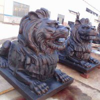 汇丰狮子雕塑曲阳石雕狮子厂家