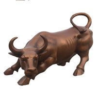 华尔街铜牛造型牛雕塑