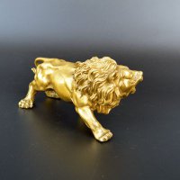 西洋狮子铜雕大理石狮子雕塑-星仔石雕狮子