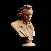 贝多芬钢琴雕塑-世界名人著名钢琴家