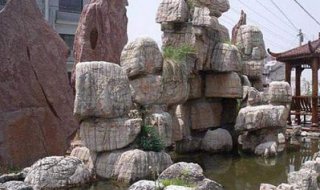 龟纹石假山-石头假山雕刻