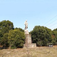 公园园林上古著名人物大禹石雕像