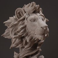 西洋狮子头雕塑