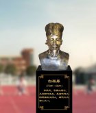 白居易铸铜头像雕塑-学校校园著名中国历史文化名人雕像