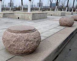 灯笼型公园广场装饰石球
