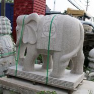 石雕大象财神-虹锦路大象雕塑