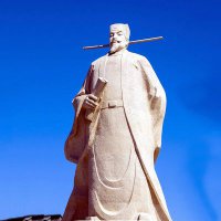 景区园林欧阳修大型砂岩雕像-中国历史文化名人著名文学大家