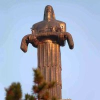 大型神农铜雕像