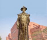 黄铜曾国藩铸铜雕像-学校校园历史文化名人著名民族英雄人物雕塑