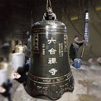 寺院铸铜铜钟-吉祥铜钟雕塑