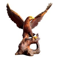 老鹰展翅铜雕-老鹰主题雕塑