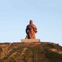 景区大型关公铜雕-中国历史名人三国名将武圣雕像