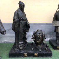 纯铜铸造古代历史人物雕像