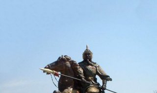 岳飞城市名人景观雕塑-公园景区历史人物雕像
