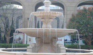 酒店喷泉石雕-呕吐的喷泉雕塑