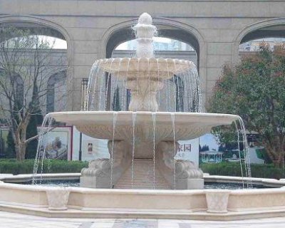 酒店喷泉石雕-呕吐的喷泉雕塑