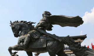 项羽骑马铜雕景观雕塑-景区景点历史名人西楚霸王雕像