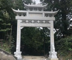 寺院牌坊石雕-石牌坊雕刻长城石雕