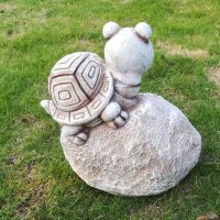 小乌龟石雕-铸铜乌龟铜雕塑