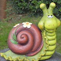 卡通蜗牛公园幼儿园草坪动物雕塑摆件