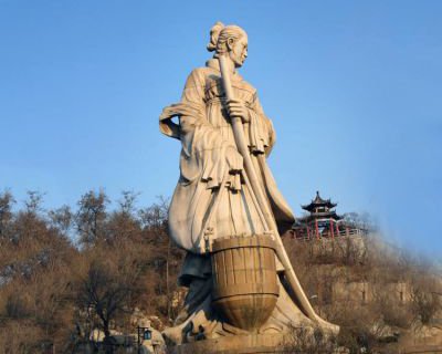 景区景点历史名人古代著名美女文姜大型景观雕塑