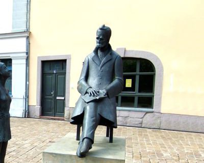世界名人德国著名哲学家尼采铜雕景观雕塑