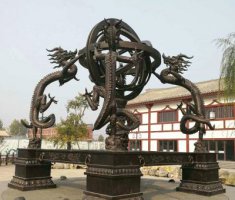 学校校园纯铜天体仪景观雕塑摆件