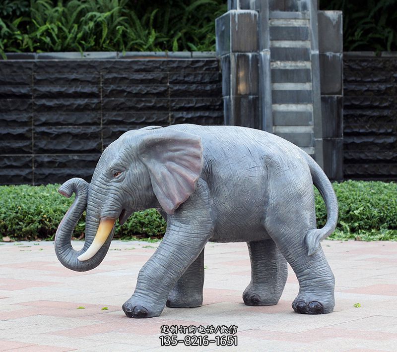 大象 石雕雕塑