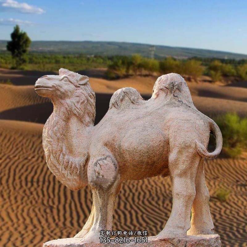 晚霞红大理石骆驼图片