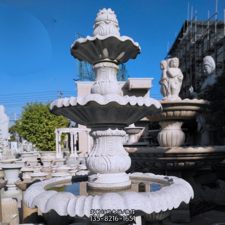 喷泉石雕池子-青铜雕塑喷泉