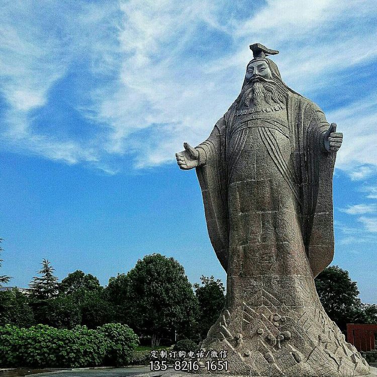 景区景点尧帝大型石雕像