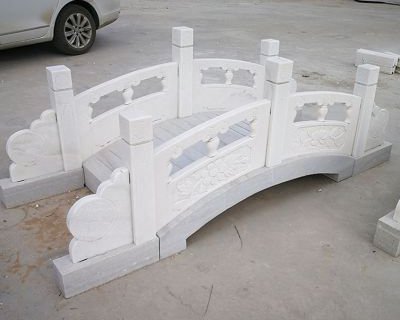 厂家批发定制石雕石拱桥 栏杆栏板 汉白玉雕花护栏广场装饰摆件3900