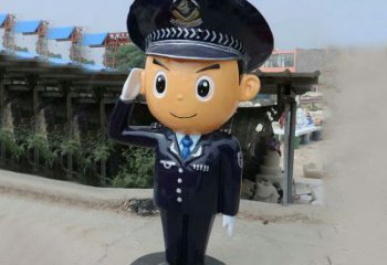 警察雕塑