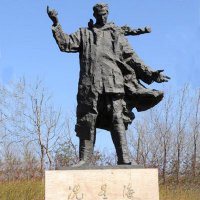 中国近代著名音乐家冼星海公园铸铜景观雕像
