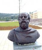 世界名人西方著名哲学家苏格拉底铸铜胸像雕塑
