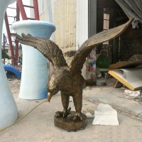 老鹰铜雕-不锈钢抽象老鹰雕塑
