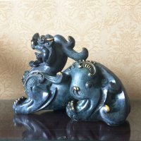 烤漆铜雕貔貅神兽动物摆件