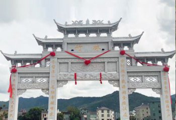 清涼探秘龙泉寺石牌坊