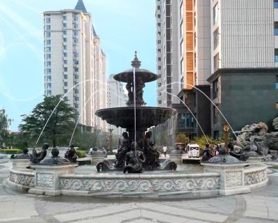 城市广场欧式水景喷泉景观雕塑