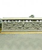 公园广场大型九龙壁石雕影壁墙