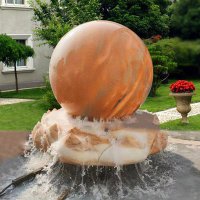 风水球球体-庭院石雕风水球
