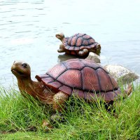 仿真乌龟公园池塘水景动物雕塑摆件