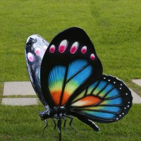 玻璃钢仿真蝴蝶昆虫雕塑
