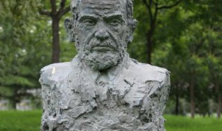 西格蒙德·弗洛伊德半身胸像雕塑-医学院著名人物头像